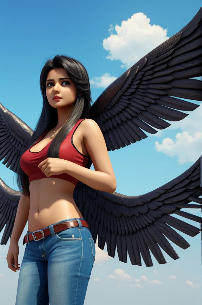 3d wings name image girl dp "Attiqa Irfan"