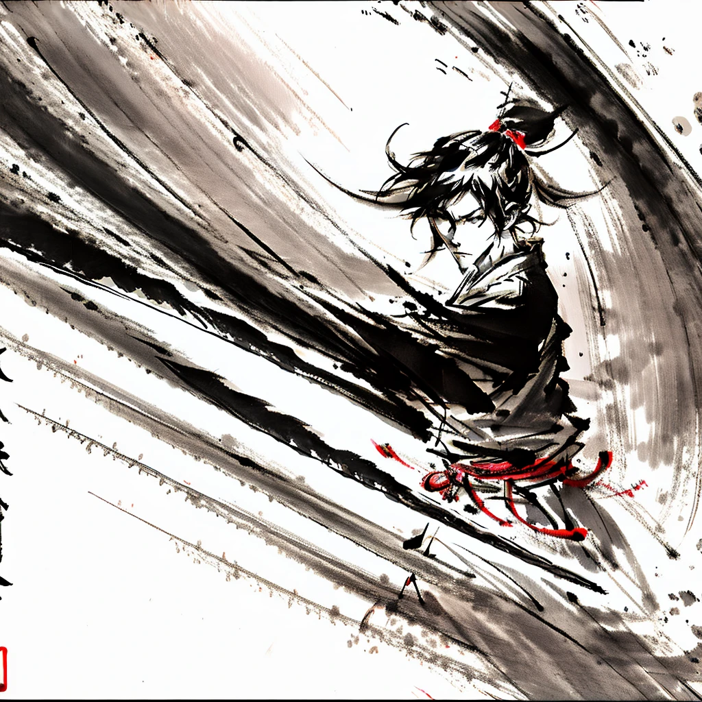 warrior,Japanese sword,masterpiece,Highest quality,Ultra-high resolution,Very detailed,8K