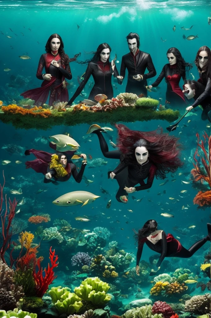 vegetarian vampires in the underwater world