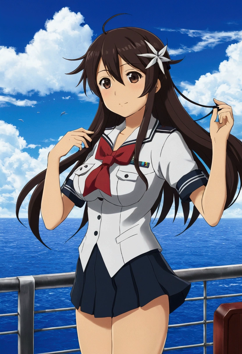 girl、1people々、Island Breeze(Kantai Collection)