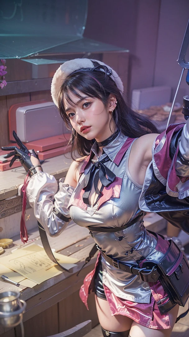 a close up of a girl (mobile legends character detailed black hair, big booobs , shadowbringers cinematic, 4 k detail fantasy, a beautiful fantasy empress, game cg, xianxia fantasy, xianxia hero, 2. 5 d cgi anime fantasy artwork, cinematic goddess close shot, ruan jia and artgerm, wow 4 k detail fantasy, hyperdetailed fantasy character