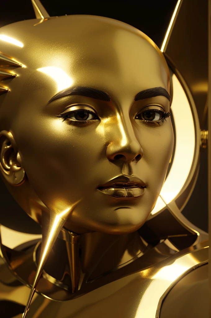 create a logo that says *Darman A.Zega* with a gold design, 3D animation