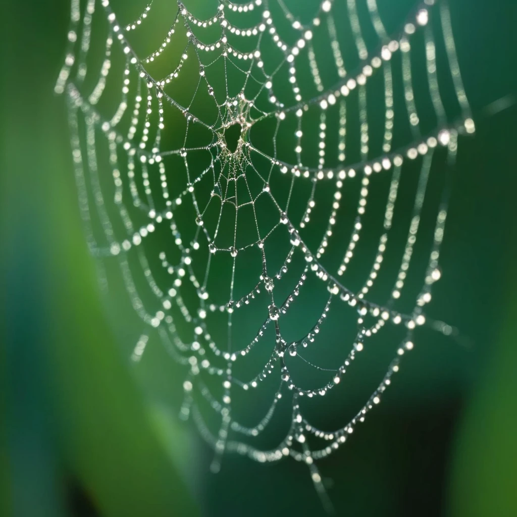 a close up of a 蜘cobweb with water droplets on it, 蜘cobweb, cobweb, Web of Life, spider grid, Lace Net, cobgrid, spidergrid, grid, with cobgrid, 蜘cobweb景观, Tendril nets, artificial 蜘cobweb, dew, Spider nest, 网bed body, Hanging on white net, inside head cobgrid