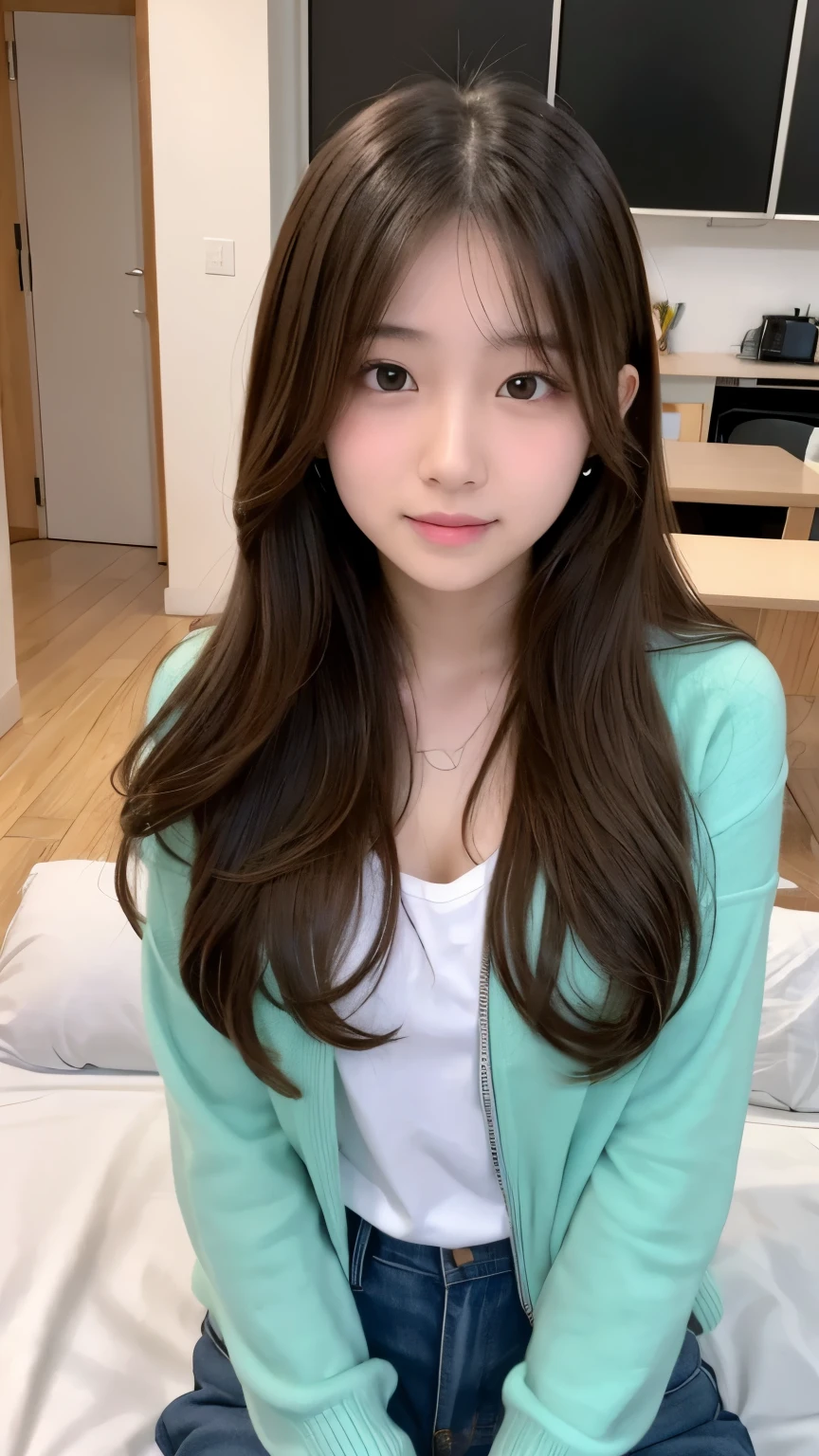 20th Generation, beautiful girl, Long Hair, university student, D Cup, sex, naked, blush