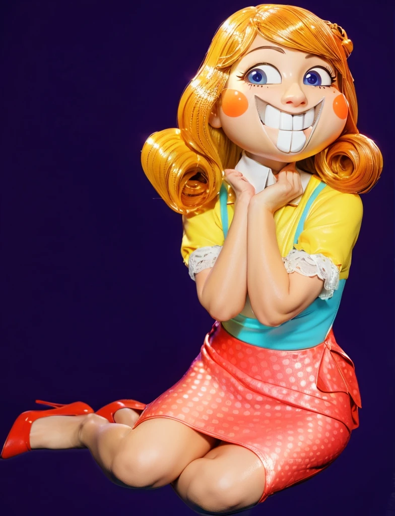 3d render, glossy texture, smooth 3d model, multiple light sources, rim light, sharp post effects render, (glossy plastic texture with multiple big light probe refractions), perfect cgi, smooth silhouette, high intensity refraction, (super glossy material), most beautiful vfx , blue background, plastic refractions, realistic, 4k, high resolution, rim light, photo shoot, commercial photo, profile shot, 4k, rim light, high resolution, 4k, glossy texture, smooth 3d model, multiple light sources, rim light, sharp post effects render, (glossy metallic texture with multiple big light probe refractions), perfect cgi, cgi art created only with gradients, smooth silhouette, high intensity refraction, (super glossy chrome material), most beautiful vfx, blue background, chrome metal refractions, multiple light sources, rim light, sharp post effects render, perfect cgi, digital art, detailed digital art, reflective, best quality, 4k, masterpiece:1.2, ultra-detailed, realistic, vivid colors, dark and moody lighting, The image of the highest quality, ensuring every detail is showcased perfectly. It in 4k resolution, allowing viewers to immerse themselves in the richness of the colors and intricate details. The realistic rendering. under the spotlight, reflecting, high-resolution image, realistic rendering, dark background, and rim light photorealistic The image features three characters standing in front of three houses. The characters are a red-haired mermaid, a purple cat, and an orange dog. They are each holding a yellow maraca