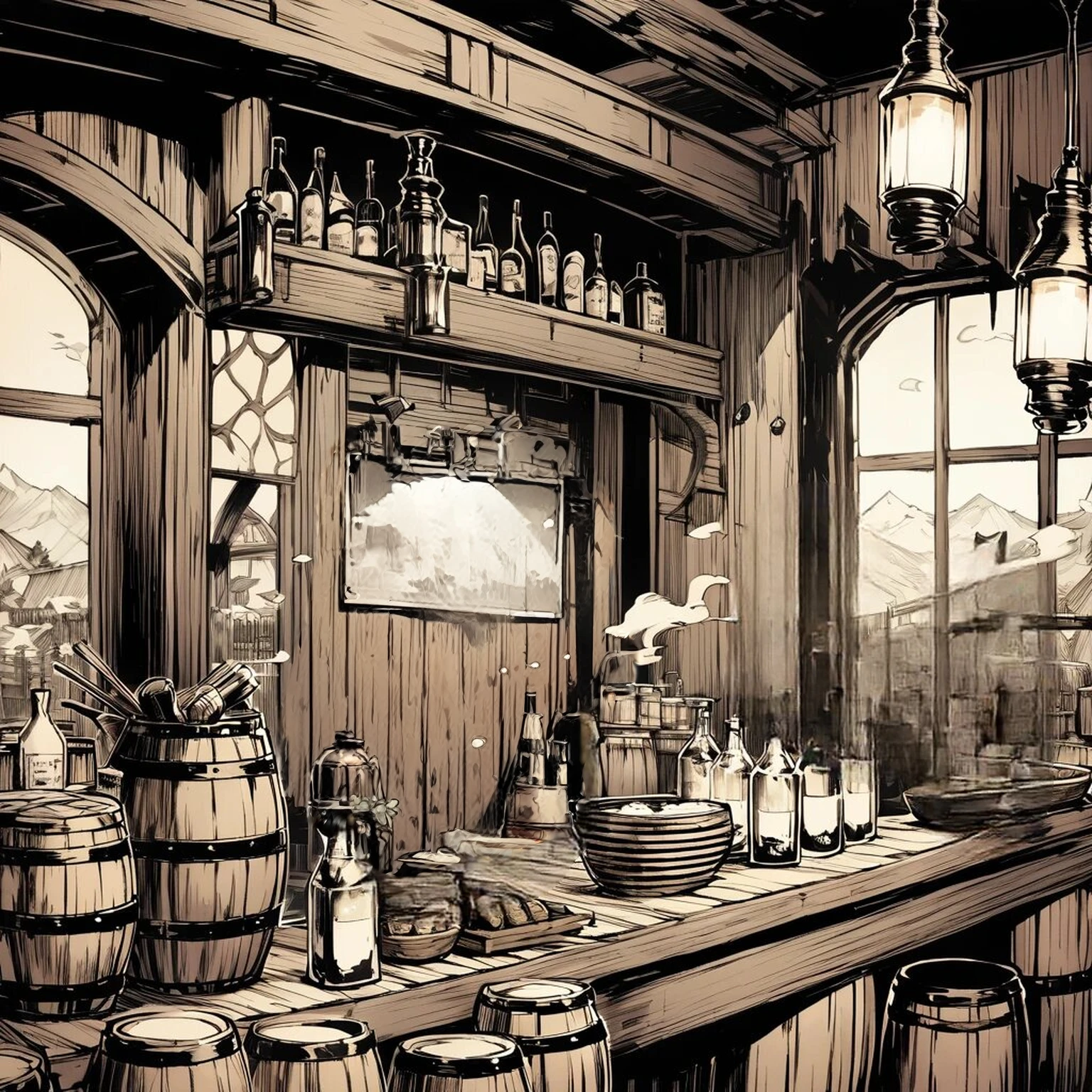 Wooden walls
