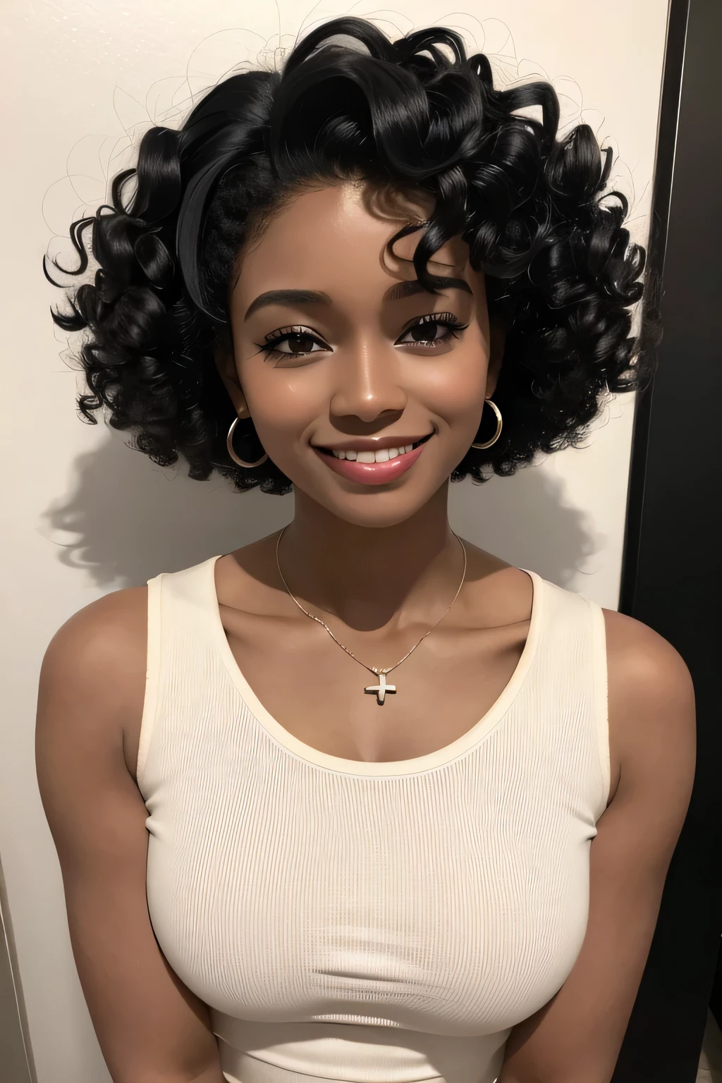 A 28 year old dark black woman. I have right-sided hemiparesis. de 1,69, walks with short hair, curls, famous Christian writer and fashion. God said that I will live to help my mother with sadness and grow as a person and make people reflect their attitudes through my smile and my attitudes and the light of God on me.