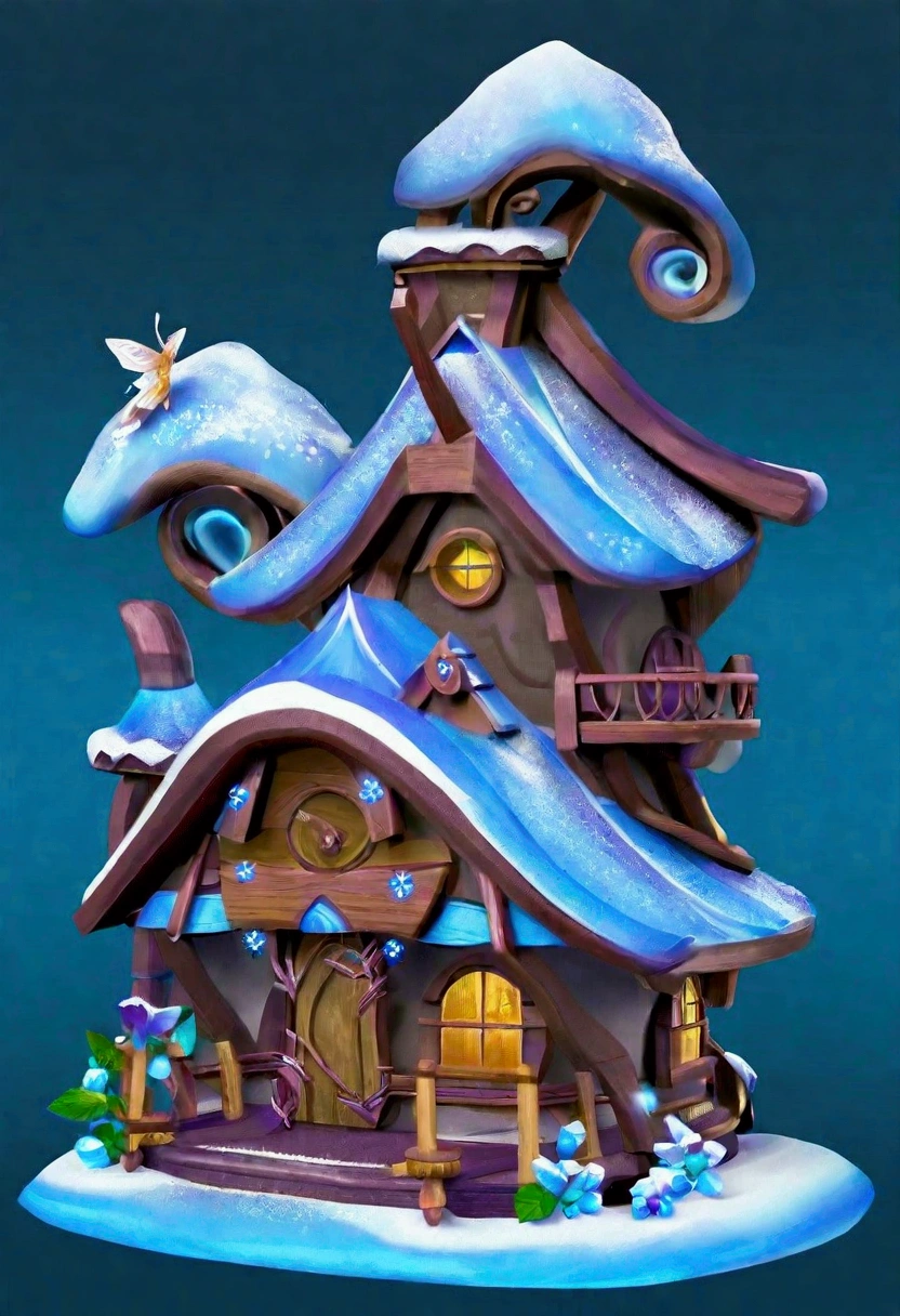 Step into a world of enchantment with a magical fairy house that changes with the seasons. In the spring, it is covered in blooming flowers and butterflies, while in the winter, it is adorned with icicles and snowflakes. The house itself is made of a magical material that glows in the moonlight.