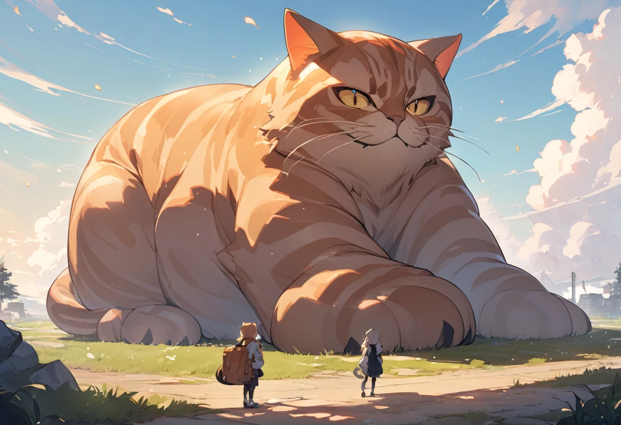 Giant looking cat