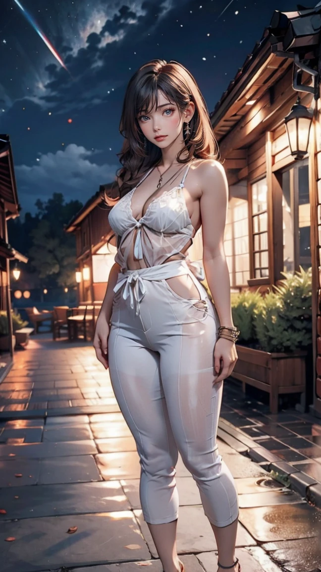 (Realistis:1.2),(true to life:1.4),(Sharpness:1.2),(a woman with),16 yaers old,(((body high:1.75))),((Gigantic big tits:3.9),(areola of breast:2),(Abs:0.7),(glute:2.2),(Body fat ratio:6.0)),(Healthy skin,Thin skin,seductiveexpression,二重まぶた,Jelly textured lips,Glowing lips,Cherry small mouth,Small upturned lips,Lip studs under the lip,(((Flawless skin texture))),(Authentic skin pore details),Texture Skins,(((He wears white 20 cm long ears on his head))),(((The white|coiffed blonde hair))),(((It has a 2-meter-long white plush tail on its rump))),(((Natural rubies set on the forehead))),(Dynamic hair,Dynamic hairstyle,Layered hair,White hair,Wet hair,Loose hair,Wet skin texture),Glossy glossy skin,Glowing skin,Radiant hair,high-quality detail,cinmatic lighting,((The light from the back window is backlighted)),absurderes,Incredibly Ridiculous res,hugefilesize,ultra detali,A high resolution,Very detailed,best quailty,tmasterpiece,illustratio,Very detailed,CG,8k wallpaper,astounding,finedetail,The light from the back window is backlighted,cinmatic lighting,(((Dynamic lens,Focus on people))),(((POV from below))),(((The side of the body faces the lens))),(Eyes look at the lens)((Perfect body proportions)),(((No panties)))),(Not wearing pants))),(((No socks))),(((Don't wear skirts))),(((without wearing shoes))),(((and wear no underwear))),(((dynamicposes))),(((Half-body))),(((Dynamic arm))),(((Thighs apart))),(Greek feet),(Camel toes),(((Correct anatomy))),(((Wear a white silk dress with summer embroidered organza paneled lace top that is irregular and loose))),(((Clothes soaked with sweat))),(((soaking all over))),((Pendant necklace,waist chains,Stud earrings,耳Nipple Ring,bangle,Anklets)),((((NOWAI,dead tree,full moon,)))),(((late morning))),(((On the trunk))),Animal bones are half-buried in the ground,firestorm