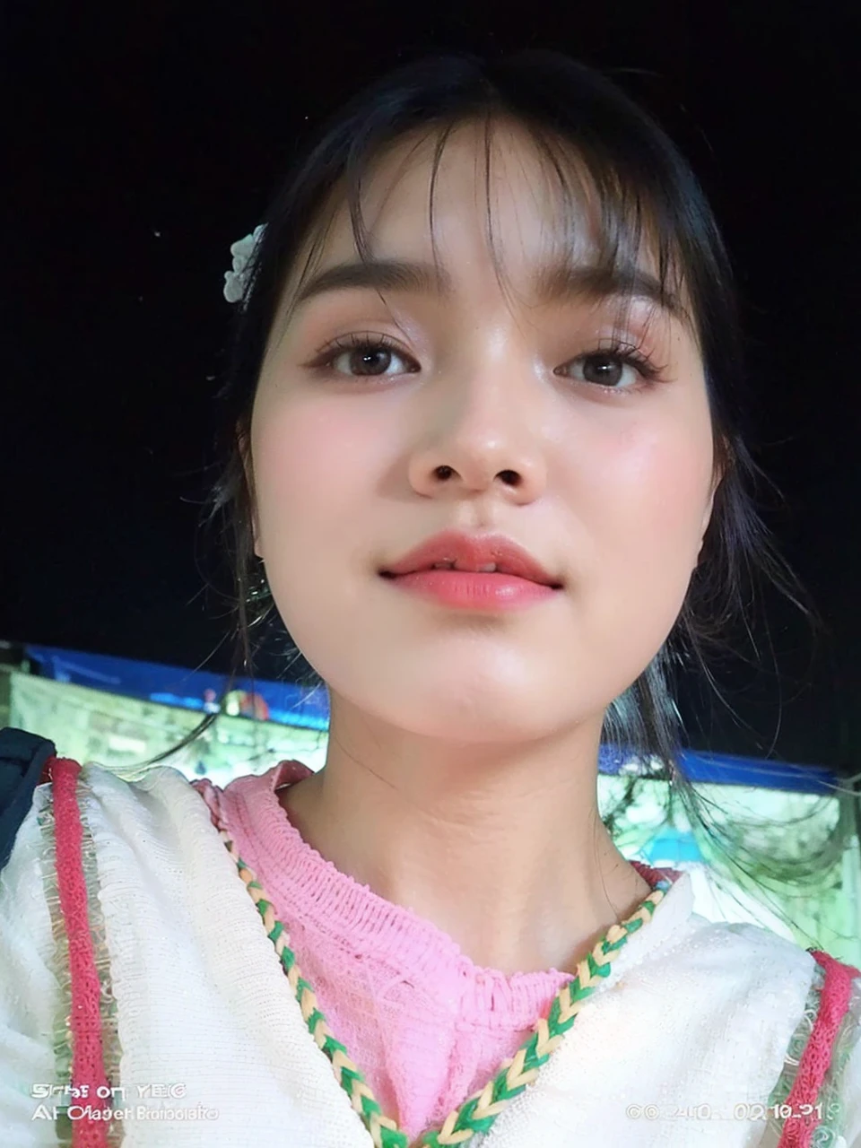 there is a woman standing in a green skirt and white shirt, nivanh chanthara, wearing traditional garb, traditional dress, wearing headmistress uniform, traditional clothes, wearing authentic attire, in style of lam manh, white shirt and green skirt, nuttavut baiphowongse, student, 30 years old woman