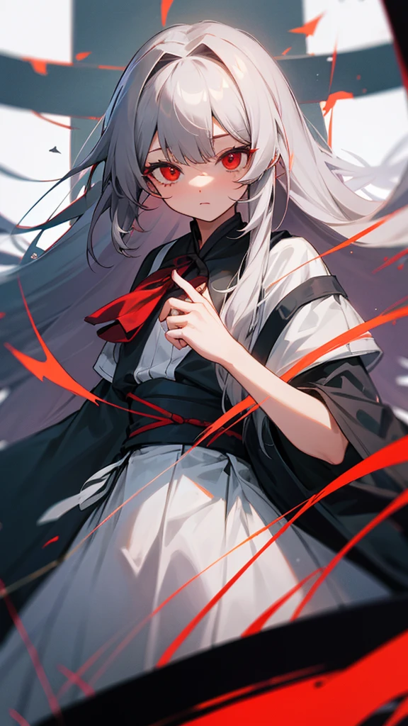 Highest quality I have long hair Gray Hair Yua Red eyes I don't have anything Odd Eye