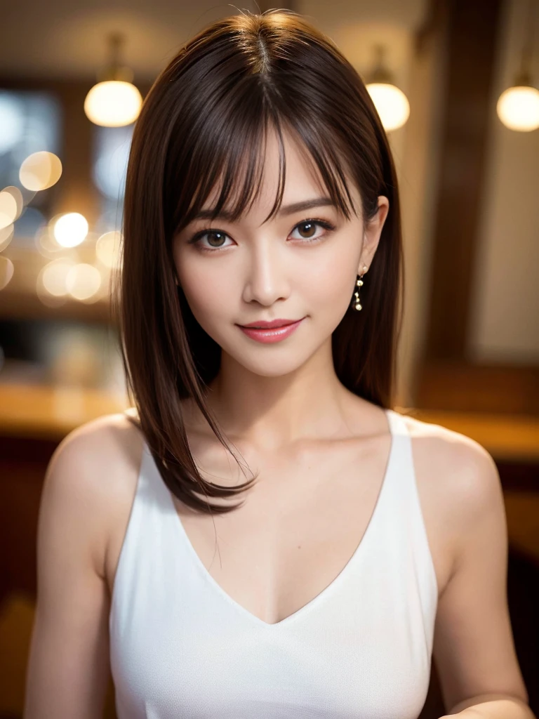 (hair, Ultra-high resolution, Highest quality, masterpiece: 1.2), (Realistic, photoRealistic: 1.37), Very detailed, 1 pretty woman, (slimな顔), (The body is slim), (Brown Hair), (Shortcuts), cheeks turn a little red, (44 years old), 38 years old, alone, 窓の外の美しい詳細な都市のnight景, restaurant, wine glassが座る, nightに, NovaFrogStyle in a prominent place, actress, model, Upper Body, White wine, slim, wine glass, Super Clean night View, wine glass Put in the Middle, Happy smile, (smile: 1.15), Beautiful Eyes, Upper Body, Destroy Japan, night, short, short, actress, model, Upper Body, White wine, slim, wine glass, Super Clean night View, wine glass Put in the Middle, Happy smile,