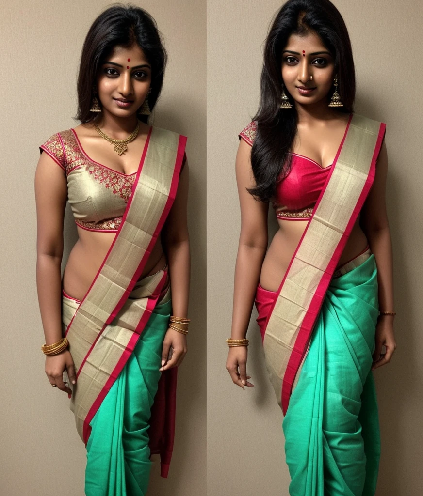 Hot indian woman in saree