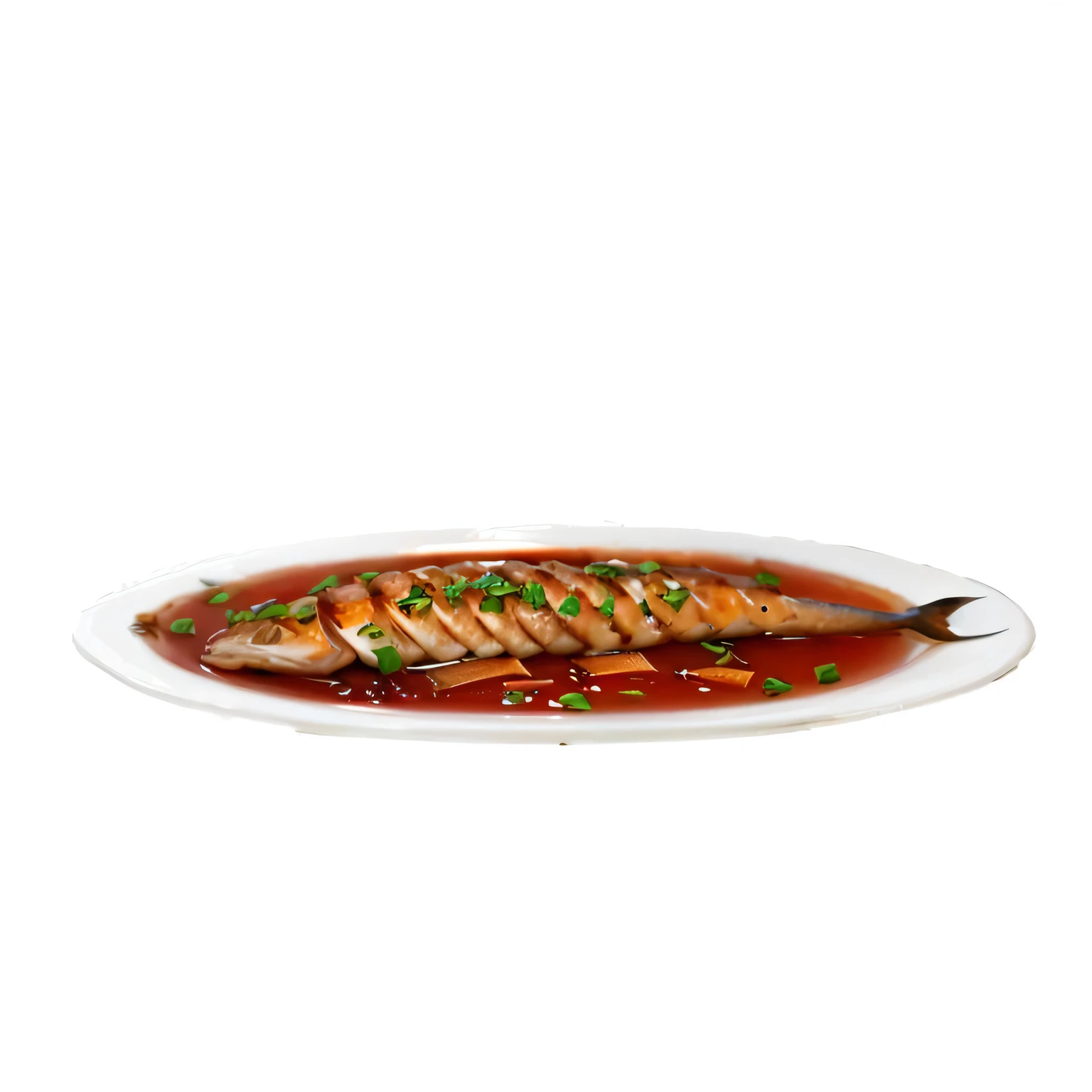 Cooked grilled fish super high quality
