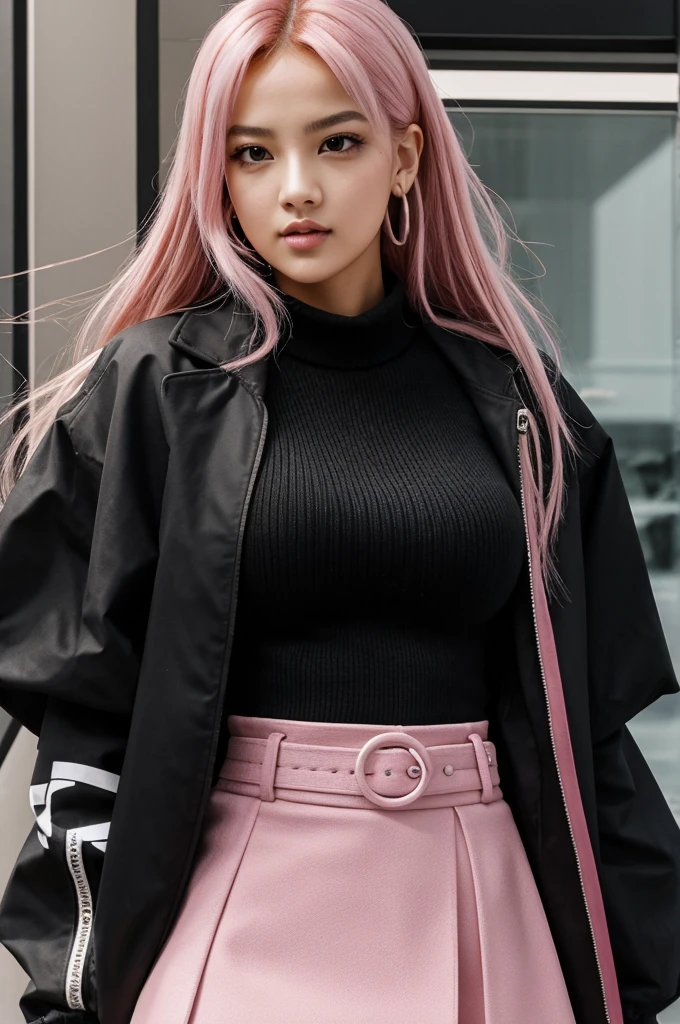 K poppersha Lisa from black pink