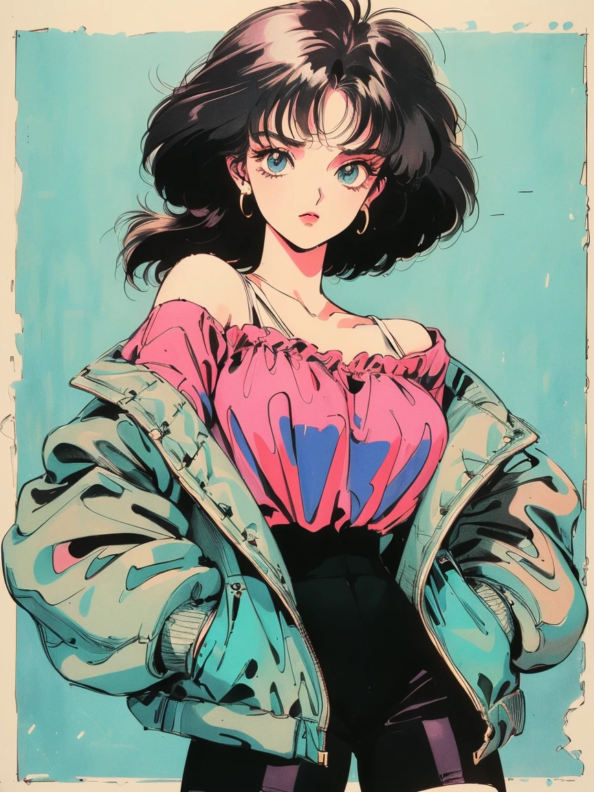 ((((90s anime style,1990s style,1970s anime,with folk portrait style,Retro style poster,Chicano retro fashion,Renaissance, Retro Style InspirationRetro, Stone visual aesthetic style, hand painted details, Fresh and clean appearance,))))(Tabletop:1.2, Highest quality,Highest quality,wonderful品質,Hmph), (Intricate details),((Tilt your head,Put your hands in your pockets,)) 1 Female, alone,Minimal makeup, Natural materials,Innocent, face Traverse,((Rich background,)) ((Cliff wall ruins,))brass hair,{short hair|Bold side locks|The hair is clearly visible|Natural Curves|Ahoge|shining hair clip|Braided ponytail},Claire, fringe, fringeはふわふわです,Believable_Unreasonable student,Pleated skirt, (((saggy breast madhura, detailed face, ((verydetailedな, Lovely)), (Geometric:1.2),)), ((Off the shoulder,Frills,Sleeves are longer than the wrist,hot pants,White Stockings,))Ray Tracing,Divine Revelation,Godrays)),((very_detailed_eye_and_face)),(beautifully、aesthetic: 1.2),wonderful,信じられないほどwonderful品質,)),((very_detailed_eye_and_face)),(beautifully、aesthetic: 1.2),wonderful,Ultra-precise depiction, verydetailedな depiction,Bokeh (85MM SHOT),(((Delicate fingers and hands:0.55))::0.85))),(detailed fingers),