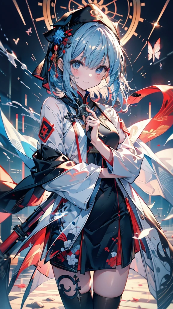 Girl，Red and blue gradient pupil，Yellow-purple gradient hair，Nun clothes，Armed with a revolver，girl，Chiquita， 巨大of乳房乳沟，Poor milk quality，，白发红Eye，Smooth skin，，As weak as a kitten，精美of， 很cute，Beautiful，病态of，cute，虚弱of，贞洁of，幼稚of，Small and beautiful，Dark blue lines extending to the hands and neck，abyss，周围有未知of怪物，Bone，Tentacles，Eye，shell，Fluorescence，Middle School and Primary School，Deep Sea Hunter，The bloody scene，十几岁ofgirl， 巨大of乳房乳沟，阴暗of，生病of，madman，Smiling，The bloody scene，Bone匕首，White sneakers，of，kill，Violence，Angiotensin converting enzyme，Sissy，，cute，As weak as a kitten，artwork，masterpiece，mystery。