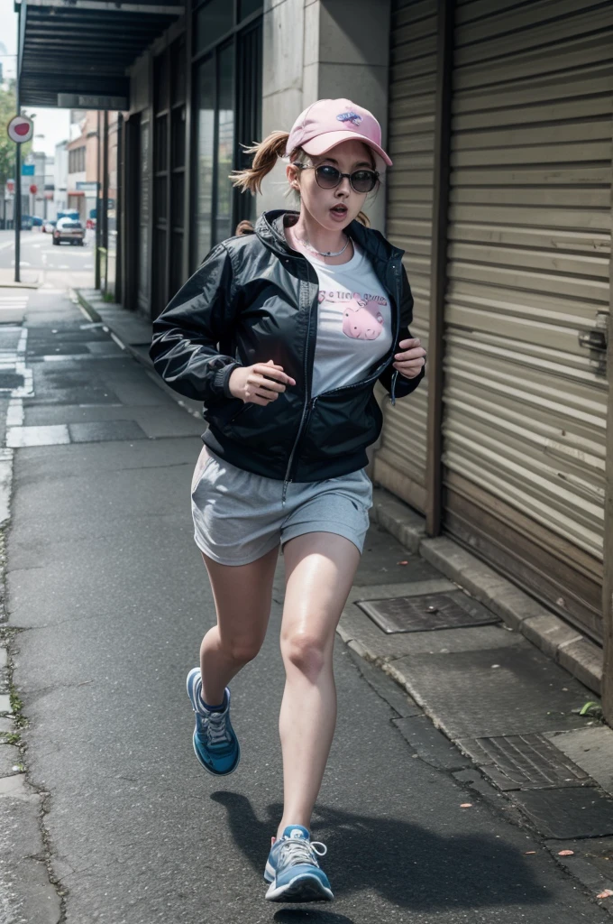 peppa pig drug trafficker running from the police