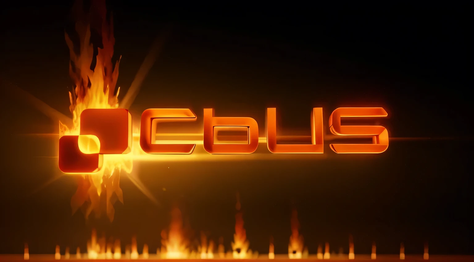 futuristic image, ultra quality, fire texture in the letters, keep words written correctly