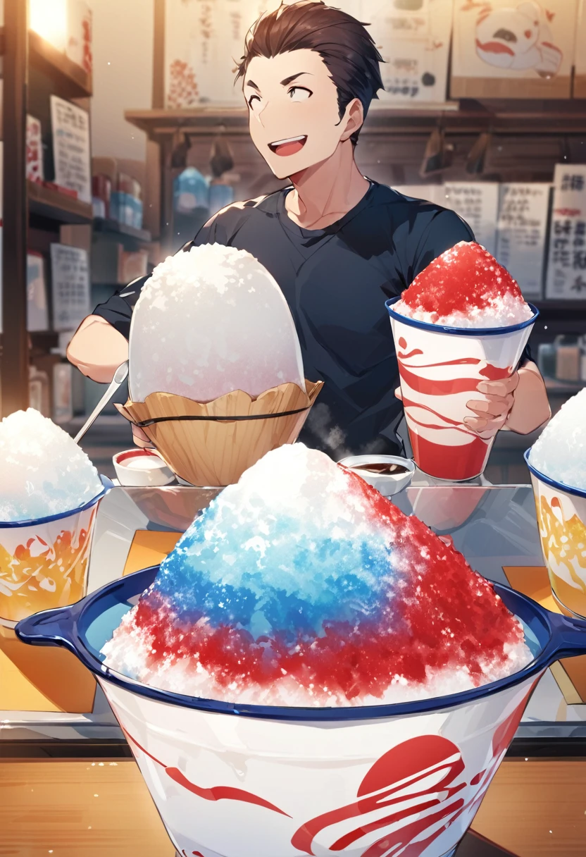 Shaved ice Shaved ice that can be easily made at home is also recommended.。Not just syrup、Serve with fruit sauce or condensed milk、Enjoy the original shaved ice。