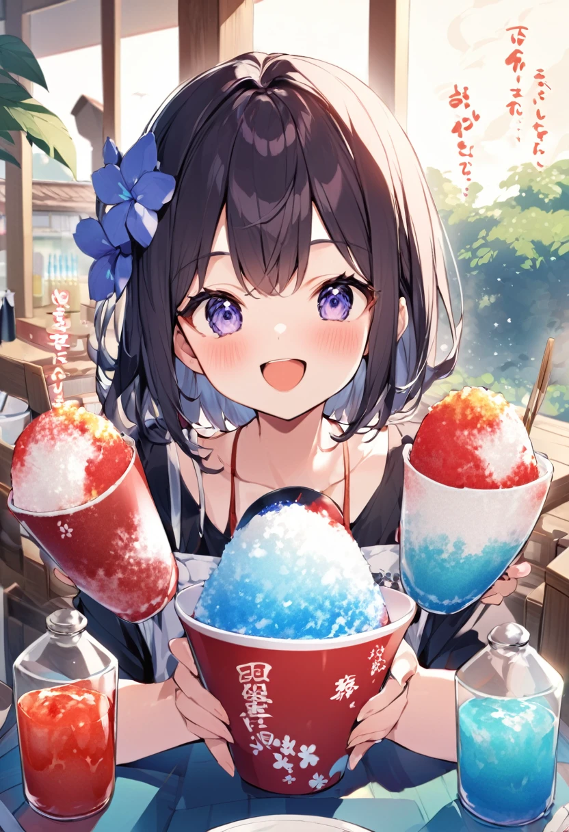 Shaved ice Shaved ice that can be easily made at home is also recommended.。Not just syrup、Serve with fruit sauce or condensed milk、Enjoy the original shaved ice。