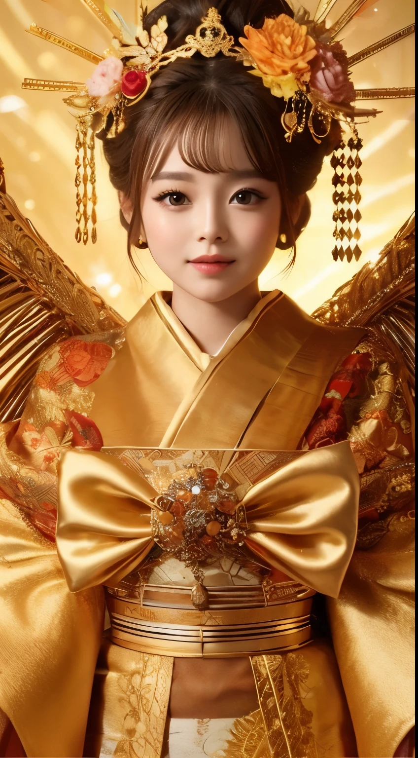 Golden Hair Ornament,gold