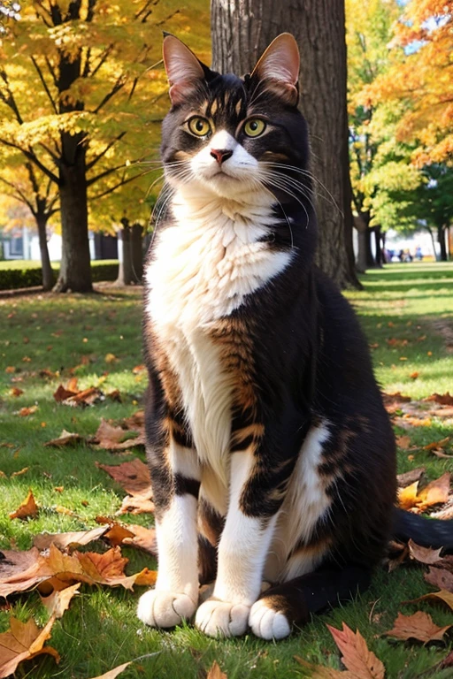 ((Highest quality)), ((masterpiece)), (detailed), Giant Cat
