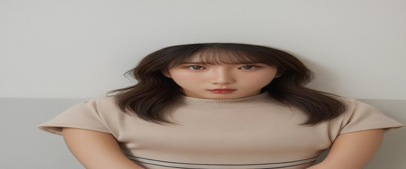Best Quality, 8k, Masterpiece, (Portrait: 1.3), (photo realistic:1.4), (hyper realistic:1.4), Sharp Focus, looking at viewer, (smoother lighting:1.1), (increase cinematic lighting quality:0.9), realistic lighting, backlighting, light on face, ray trace, (brightening light:1.2), (Increase quality:1.4), sharp detail, (best quality real texture skin:1.4), finely detailed eyes, black_eyes, finely detailed face, 25 year old Korean woman