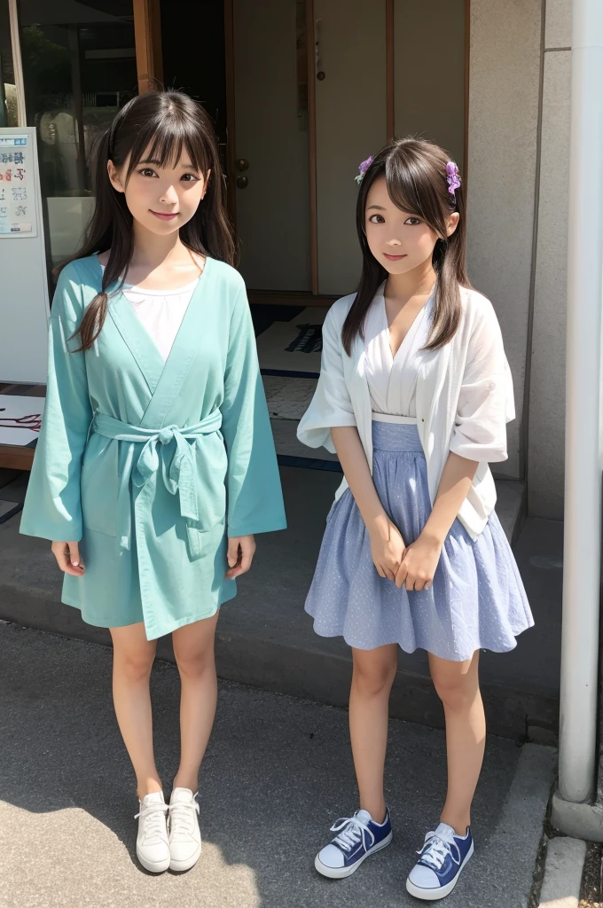 Two Japanese Girls,Pee,