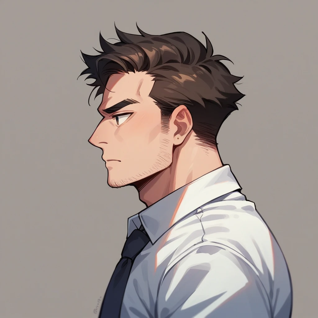 indian business man, side view
