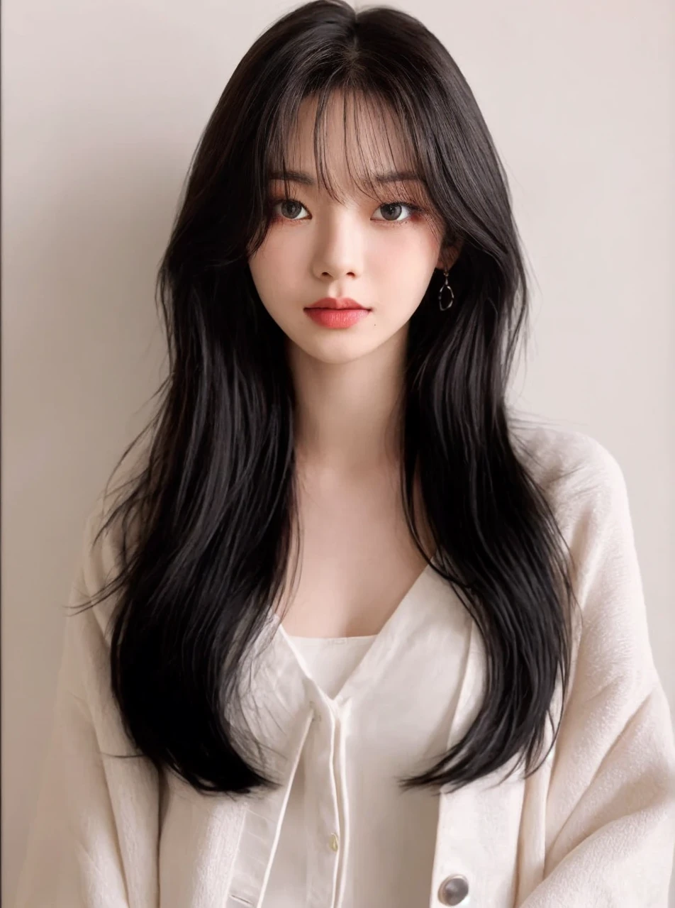 Karina AESPA, Best quality, 8k, perfect lighting, masterpiece, ultra high res, Karina AESPA, (photorealistic:1.4), raw photo,1girl, Karina AESPA, solo, realistic, looking at viewer, upper body, Karina AESPA.