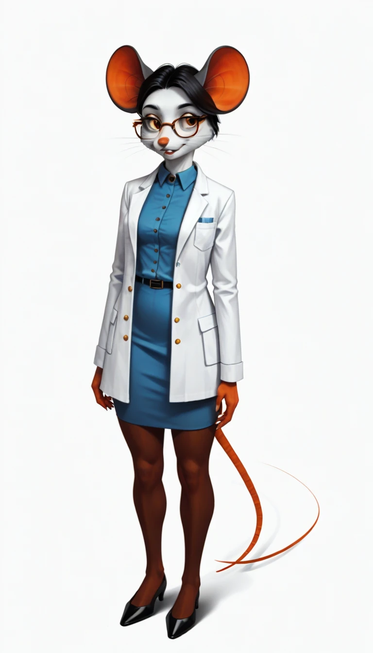 (zPDXL2), score_9, score_8_up, score_7_up, source_anime, 2d, 

(clear simple background, white background, papyrus background), ((mouse:1.3)), _young, anthro, solo, female, (full_body, curvy body, portrait, focus), (Dressed, lab coat, skirts, glasses),

AissistXLv2, unaestheticXL_bp5, SimplePositiveXLv2, zPDXL2 PonyXLV6_Scores
