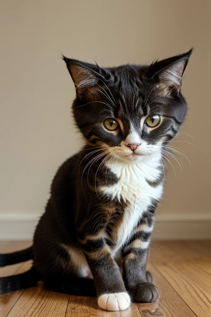 Cute cat picture with text haaa
