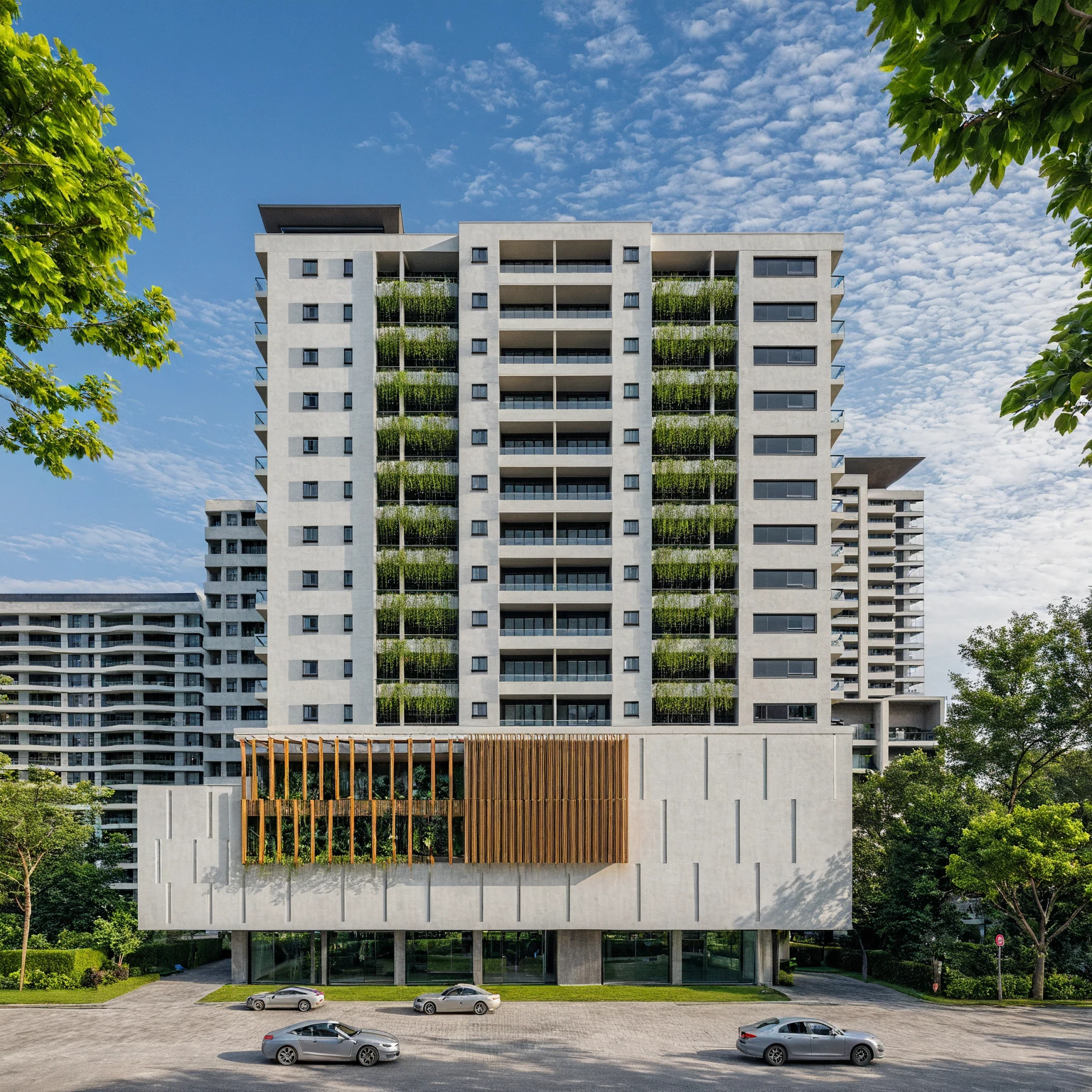 Masterpiece, high quality, best quality, authentic, super detail, outdoors, onestoreyvillaXL, aiaigroup, house style modern on the street ,stairs, white wall ,road,pavement, grass, trees, sky, cloud, (daylight:1.1)
