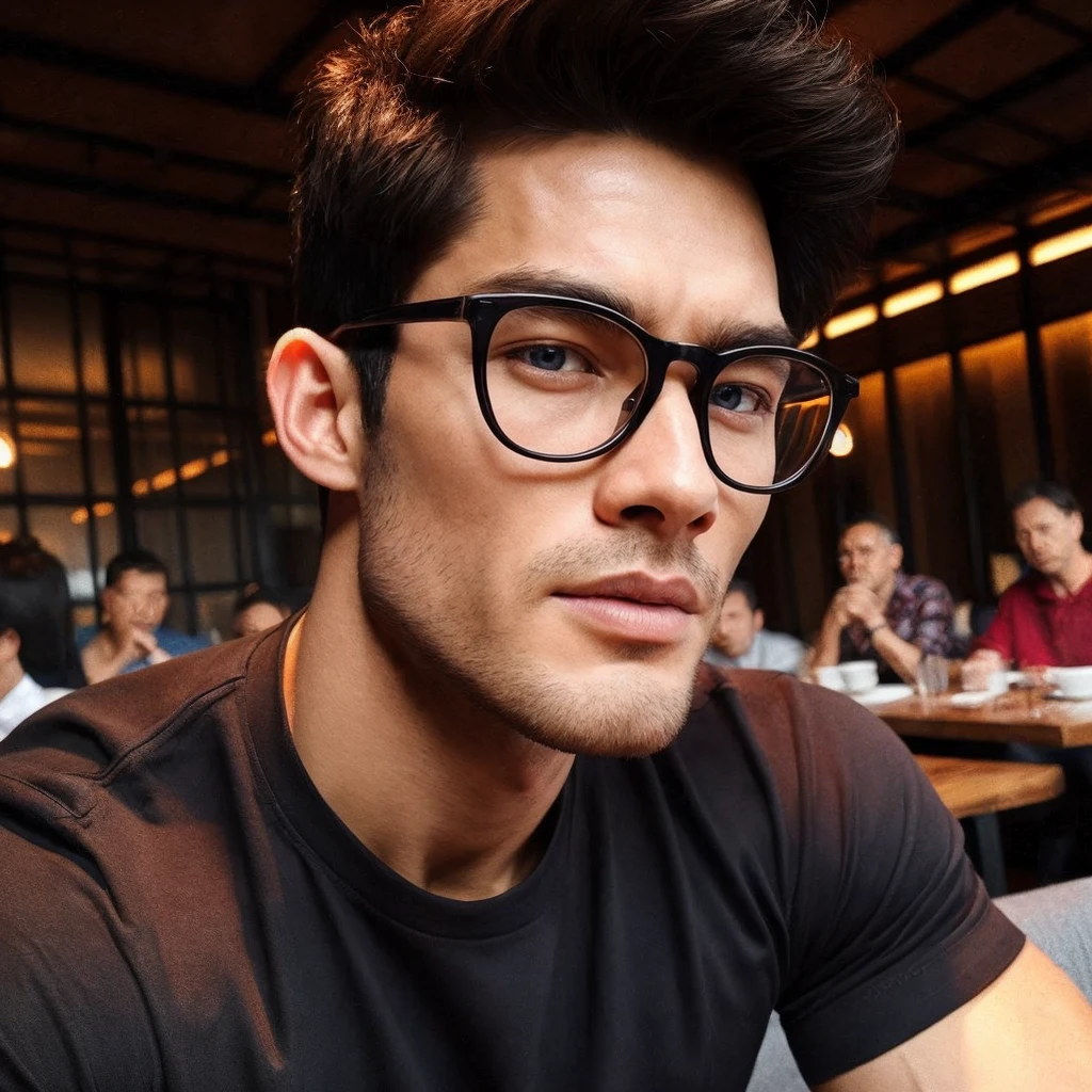 a hyper realistic, insanely detailed portrait of a handsome men, extremely detailed texture, dramatic lighting, cinematic composition, volumetric lighting, photorealistic, 8K, high quality, masterpiece
