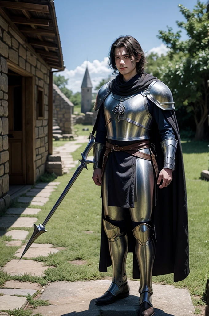 a dnd paladin in the medieval world 