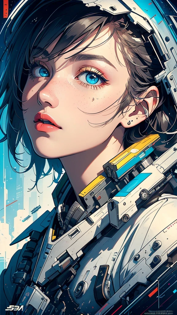 (((masterpiece, highest quality))),(((solo:1.2))),(((1girl:1.2))),32k wallpaper, very detailed, poster, vintage science fiction,(((((geometric cinematic movie poster))))), (bauhaus), shape,(((abstract))),(mid century modern),movie poster,(((((portfolio))))),(((((Close-up))))),(((((bust up))))),((((more various angle)))),(((highlight))),Vast landscape,((((heterochromia)))),(((complete. detailed face))),(((Extremely talented))),(((most complecated machine))),Colorful color scheme