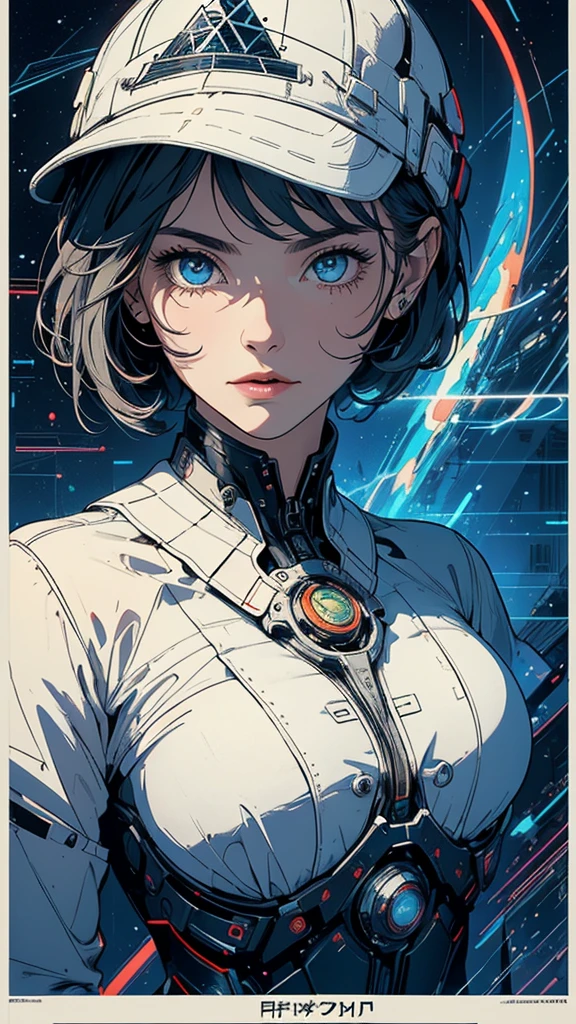 (((masterpiece, highest quality))),(((solo:1.2))),(((1girl:1.2))),32k wallpaper, very detailed, poster, vintage science fiction,(((((geometric cinematic movie poster))))), (bauhaus), shape,(((abstract))),(mid century modern),movie poster,(((((portfolio))))),(((((Close-up))))),(((((bust up))))),((((more various angle)))),(((highlight))),Vast landscape,((((heterochromia)))),(((complete. detailed face))),(((Extremely talented))),(((most complecated machine))),Colorful color scheme