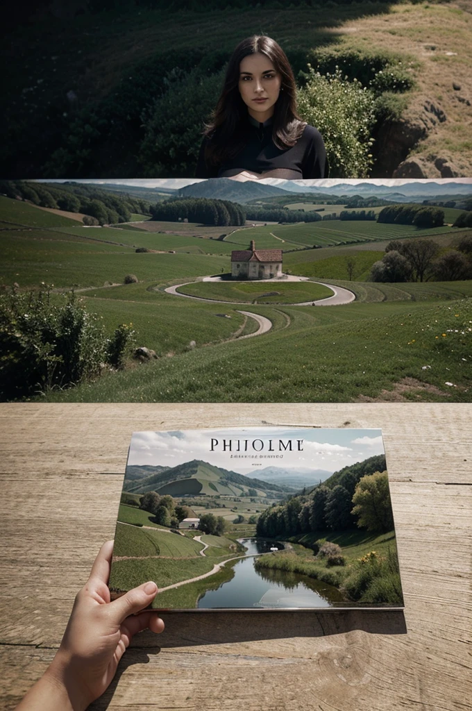 reate a classic, timeless landscape-style catalogue cover for the album 'PICTURĂ,' featuring the artwork of CHIFU Vasilica. Use a sophisticated, balanced design with traditional fonts and subtle, elegant accents