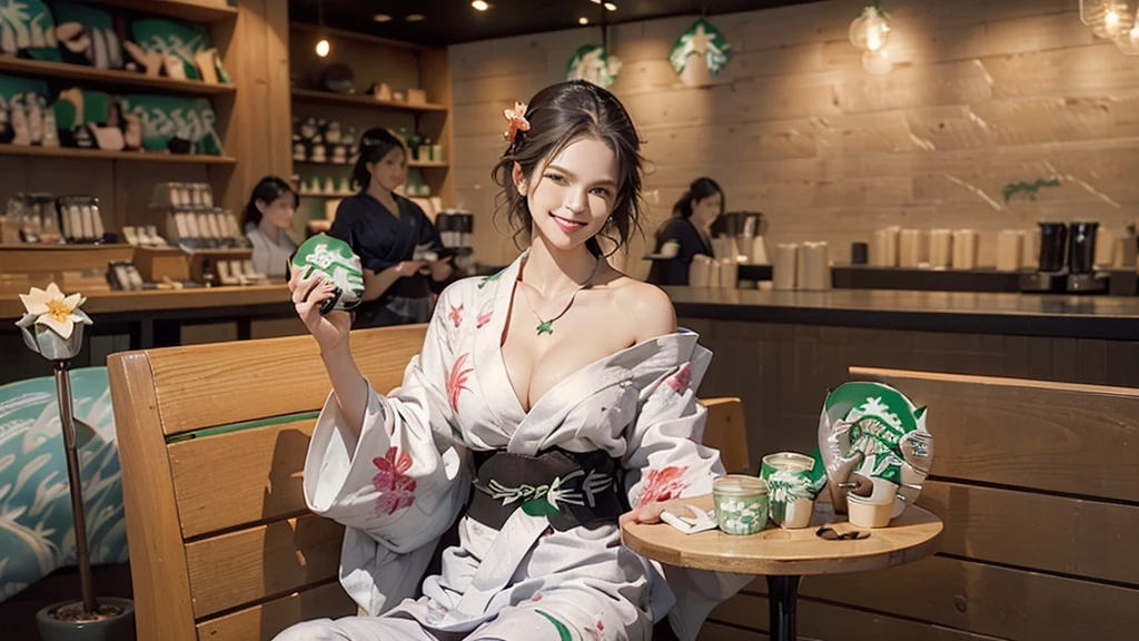 (((((((((Emphasize cleavage)))))))))
(((((((Bra is visible)))))))
(((((((((Right shoulder visible)))))))))
(((((((((Three Women)))))))))
(((((((((((Woman in floral yukata))))))))))
((((((White skin))))))
((((((Heavy makeup))))))
((((((Beautiful Face))))))
(((((((((Full body photo)))))))))
(((((((お洒落でcuteInside the Starbucks store)))))))
8k、RAW Photos、Highest quality、Super detailed、Super Resolution、Ultra HD、8k wallpaper、Amazing details
(((((((((((Inside the Starbucks store)))))))))))、
((((((Sit down and eat cake、Drink Starbucks coffee、smile))))))、((Heart Necklace))
Modern and sleek design:Interior design using natural materials、Many of the designs are warm and made using wood and metal.。 Large windows:自然光をたっぷり取り入れるためのLarge windowsがあり、Providing a bright and open space。 Green Interior:Potted plants are effectively placed、It creates a relaxing atmosphere。 artwork:Works by local artists、Starbucks-related art on display。 Cozy seating:Cushioned chairs and sofas、Bar sheet etc.、A variety of seating options available。 Open kitchen area:Being able to see how drinks and food are made、We provide peace of mind and transparency。 Unique lighting:Antique lamps and chandelierodern lighting fixtures are used。 Comfortable background music:Relaxing music is playing、A comfortable space is provided。 Wide々Table space:一人でもグループでも使いやすいWide々There is a table with。 Community Table:There is a large table where you can socialize with other customers.。 Seasonal decorations:The decorations are themed according to the season.。 Design with a local feel:The design incorporates the local culture and characteristics.。 Fragrance production:コーヒーの香りが店内にWideがり、A space that satisfies the five senses has been created.。 Conversation with a barista:フレンドリーなConversation with a baristaが楽しめるカウンターエリアがあります。
8k、RAW Photos、Highest quality、masterpiece:1.2、Super detailed、Super Resolution、Ultra HD、8k wallpaper、Amazing details、Photorealistic:1.4、Having fun by the water、Full Body Shot、Full body photo、High-resolution RAW color photos、Professional photos、A scene full of emotion、Very detailed and beautiful、Ultra HD、8k wallpaper、Amazing details、Huge file sizes、Highly detailed beautiful girls、Highly detailed face Highly detailed eyes、Extremely realistic skin、 Highly detailed fingers, Highly detailed nose, Highly detailed mouth, Perfect Anatomy, Highly detailed background, Highly detailed clothing, , cute女の子, Famous Japanese Idols, cute, Realistic body, Slender, White skin, Glowing Skin, Slim body, Realistic Face, Delicate eyes, double eyelid,