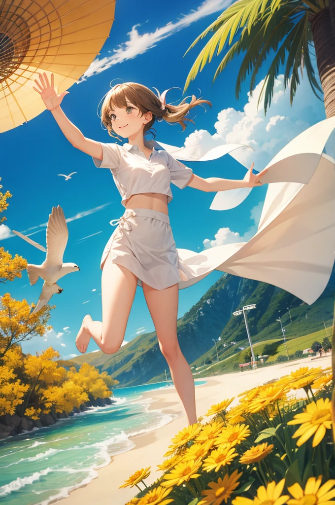 waving