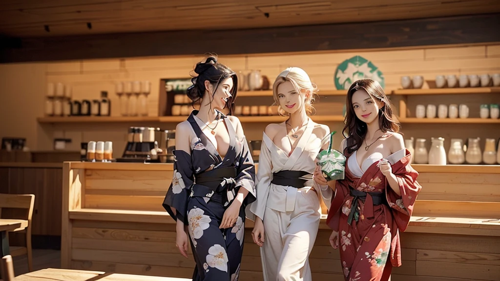 (((((((((Emphasize cleavage)))))))))
(((((((Bra is visible)))))))
(((((((((Right shoulder visible)))))))))
(((((((((Three Women)))))))))
(((((((((((Woman in floral yukata))))))))))
((((((White skin))))))
((((((Heavy makeup))))))
((((((Beautiful Face))))))
(((((((((Full body photo)))))))))
(((((((お洒落でcuteInside the Starbucks store)))))))
8k、RAW Photos、Highest quality、Super detailed、Super Resolution、Ultra HD、8k wallpaper、Amazing details
(((((((((((Inside the Starbucks store)))))))))))、
((((((Sit down and eat cake、Drink Starbucks coffee、smile))))))、((Heart Necklace))
Modern and sleek design:Interior design using natural materials、Many of the designs are warm and made using wood and metal.。 Large windows:自然光をたっぷり取り入れるためのLarge windowsがあり、Providing a bright and open space。 Green Interior:Potted plants are effectively placed、It creates a relaxing atmosphere。 artwork:Works by local artists、Starbucks-related art on display。 Cozy seating:Cushioned chairs and sofas、Bar sheet etc.、A variety of seating options available。 Open kitchen area:Being able to see how drinks and food are made、We provide peace of mind and transparency。 Unique lighting:Antique lamps and chandelierodern lighting fixtures are used。 Comfortable background music:Relaxing music is playing、A comfortable space is provided。 Wide々Table space:一人でもグループでも使いやすいWide々There is a table with。 Community Table:There is a large table where you can socialize with other customers.。 Seasonal decorations:The decorations are themed according to the season.。 Design with a local feel:The design incorporates the local culture and characteristics.。 Fragrance production:コーヒーの香りが店内にWideがり、A space that satisfies the five senses has been created.。 Conversation with a barista:フレンドリーなConversation with a baristaが楽しめるカウンターエリアがあります。
8k、RAW Photos、Highest quality、masterpiece:1.2、Super detailed、Super Resolution、Ultra HD、8k wallpaper、Amazing details、Photorealistic:1.4、Having fun by the water、Full Body Shot、Full body photo、High-resolution RAW color photos、Professional photos、A scene full of emotion、Very detailed and beautiful、Ultra HD、8k wallpaper、Amazing details、Huge file sizes、Highly detailed beautiful girls、Highly detailed face Highly detailed eyes、Extremely realistic skin、 Highly detailed fingers, Highly detailed nose, Highly detailed mouth, Perfect Anatomy, Highly detailed background, Highly detailed clothing, Teen, cute女の子, Famous Japanese Idols, cute, Realistic body, Slender, White skin, Glowing Skin, Slim body, Realistic Face, Delicate eyes, double eyelid,