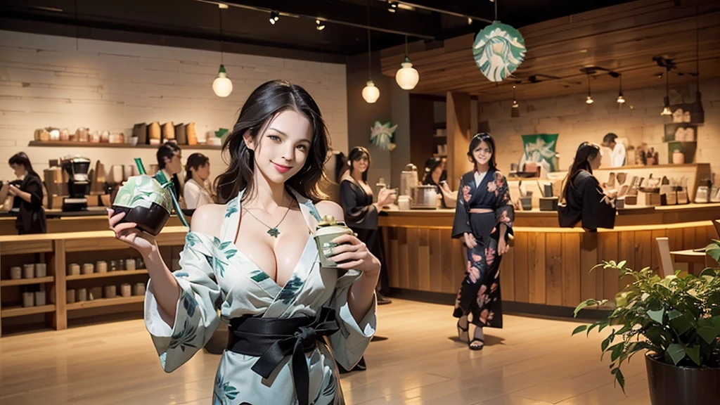 (((((((((Emphasize cleavage)))))))))
(((((((Bra is visible)))))))
(((((((((Right shoulder visible)))))))))
(((((((((Three Women)))))))))
(((((((((((Woman in floral yukata))))))))))
((((((White skin))))))
((((((Heavy makeup))))))
((((((Beautiful Face))))))
(((((((((Full body photo)))))))))
(((((((お洒落でcuteInside the Starbucks store)))))))
8k、RAW Photos、Highest quality、Super detailed、Super Resolution、Ultra HD、8k wallpaper、Amazing details
(((((((((((Inside the Starbucks store)))))))))))、
((((((Sit down and eat cake、Drink Starbucks coffee、smile))))))、((Heart Necklace))
Modern and sleek design:Interior design using natural materials、Many of the designs are warm and made using wood and metal.。 Large windows:自然光をたっぷり取り入れるためのLarge windowsがあり、Providing a bright and open space。 Green Interior:Potted plants are effectively placed、It creates a relaxing atmosphere。 artwork:Works by local artists、Starbucks-related art on display。 Cozy seating:Cushioned chairs and sofas、Bar sheet etc.、A variety of seating options available。 Open kitchen area:Being able to see how drinks and food are made、We provide peace of mind and transparency。 Unique lighting:Antique lamps and chandelierodern lighting fixtures are used。 Comfortable background music:Relaxing music is playing、A comfortable space is provided。 Wide々Table space:一人でもグループでも使いやすいWide々There is a table with。 Community Table:There is a large table where you can socialize with other customers.。 Seasonal decorations:The decorations are themed according to the season.。 Design with a local feel:The design incorporates the local culture and characteristics.。 Fragrance production:コーヒーの香りが店内にWideがり、A space that satisfies the five senses has been created.。 Conversation with a barista:フレンドリーなConversation with a baristaが楽しめるカウンターエリアがあります。
8k、RAW Photos、Highest quality、masterpiece:1.2、Super detailed、Super Resolution、Ultra HD、8k wallpaper、Amazing details、Photorealistic:1.4、Having fun by the water、Full Body Shot、Full body photo、High-resolution RAW color photos、Professional photos、A scene full of emotion、Very detailed and beautiful、Ultra HD、8k wallpaper、Amazing details、Huge file sizes、Highly detailed beautiful girls、Highly detailed face Highly detailed eyes、Extremely realistic skin、 Highly detailed fingers, Highly detailed nose, Highly detailed mouth, Perfect Anatomy, Highly detailed background, Highly detailed clothing, , cute女の子, Famous Japanese Idols, cute, Realistic body, Slender, White skin, Glowing Skin, Slim body, Realistic Face, Delicate eyes, double eyelid,