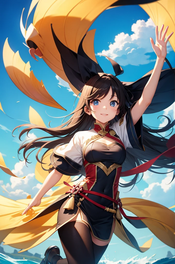 waving