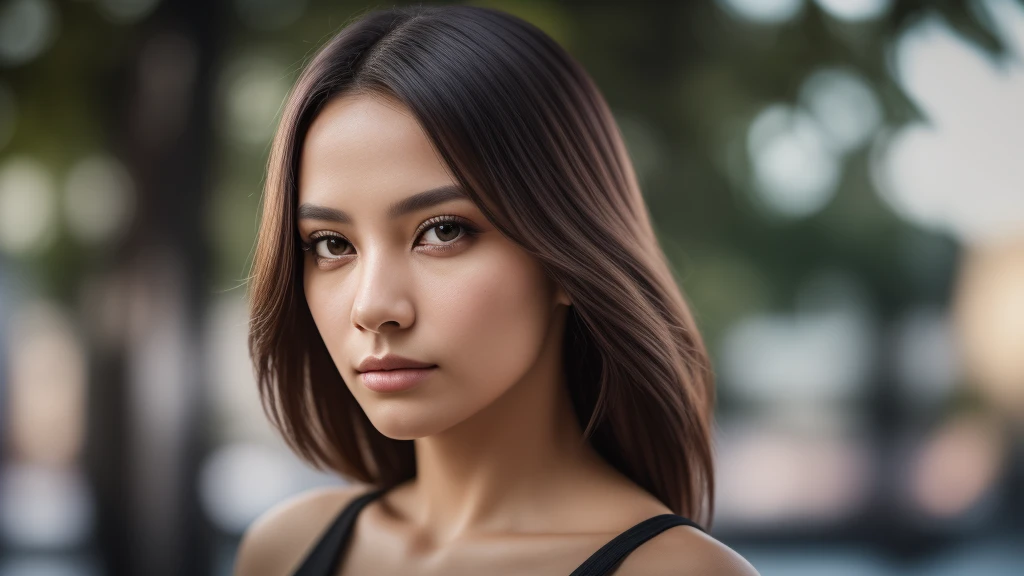 tmasterpiece,best qualtiy,hdr, hyper HD, 8K,Bokeh,Ultra-fine painting,Sharp focus,Physically-based rendering,Extreme detail description,portraitures,half-body photo,looking at viewer, (EOS R8, 50 millimeters, F1.2, 8K, RAW photo:1.2)