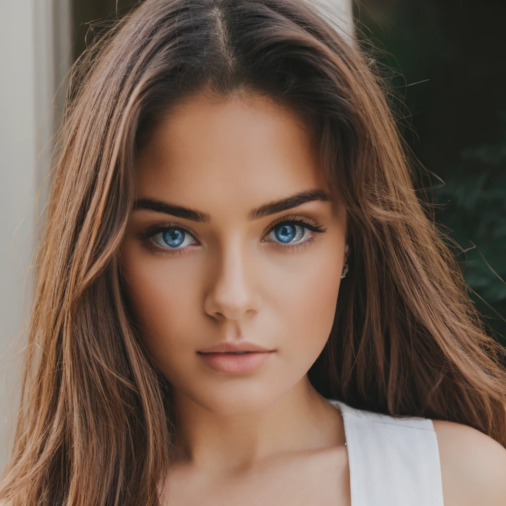 Gorgeous girl with beautiful eyes 