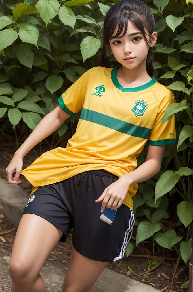 A shirt for school games with the Brazilian fauna theme