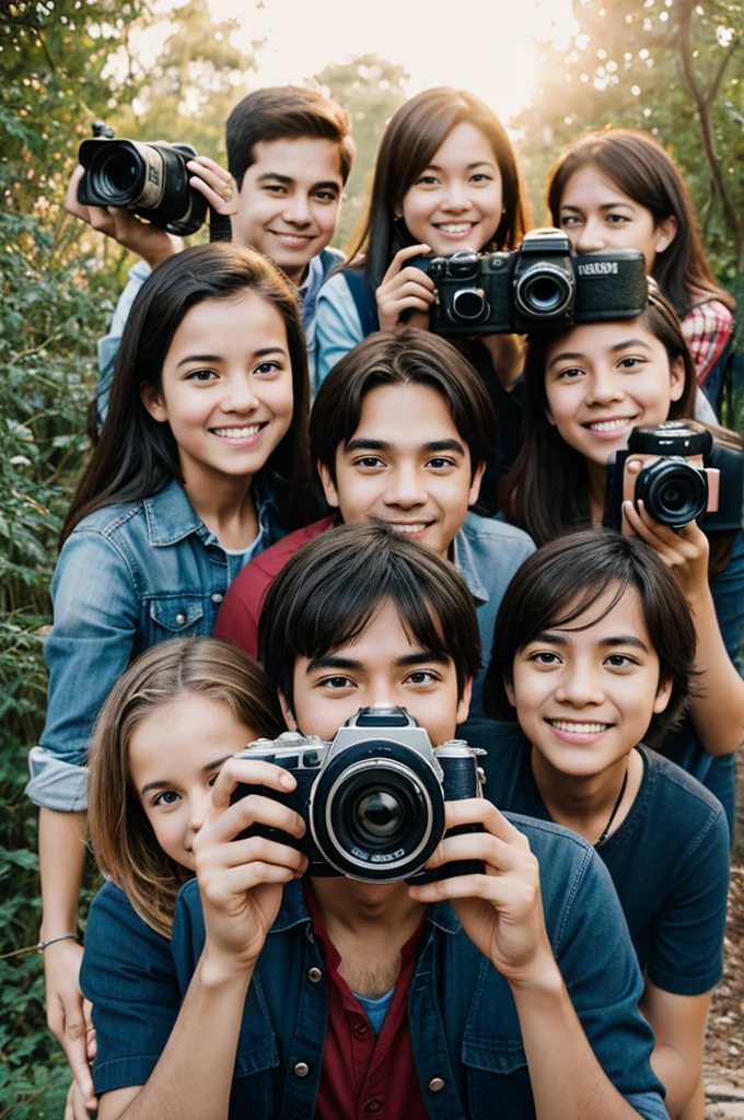 8. "The Curious Camera Club": A group of friends discover a magical camera that brings their photos to life