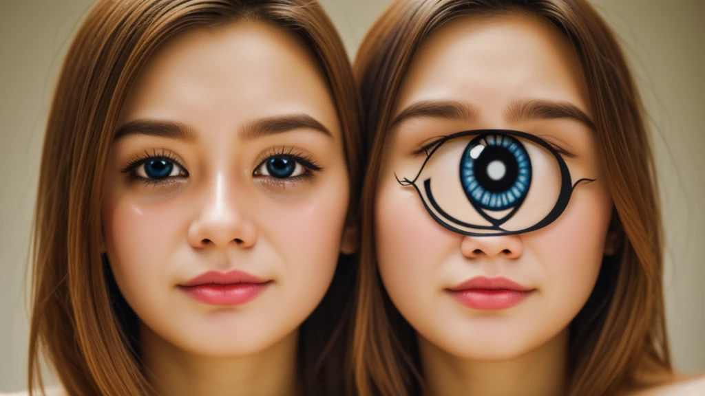 Create an image of series of crying eyes symbols, surrounded by plus signs representing the desire for more.